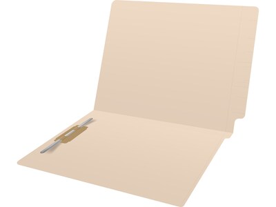 Medical Arts Press End Tab File Folder, Straight-Cut, Letter Size, Manila, 50/Box (S-01103-50-3)