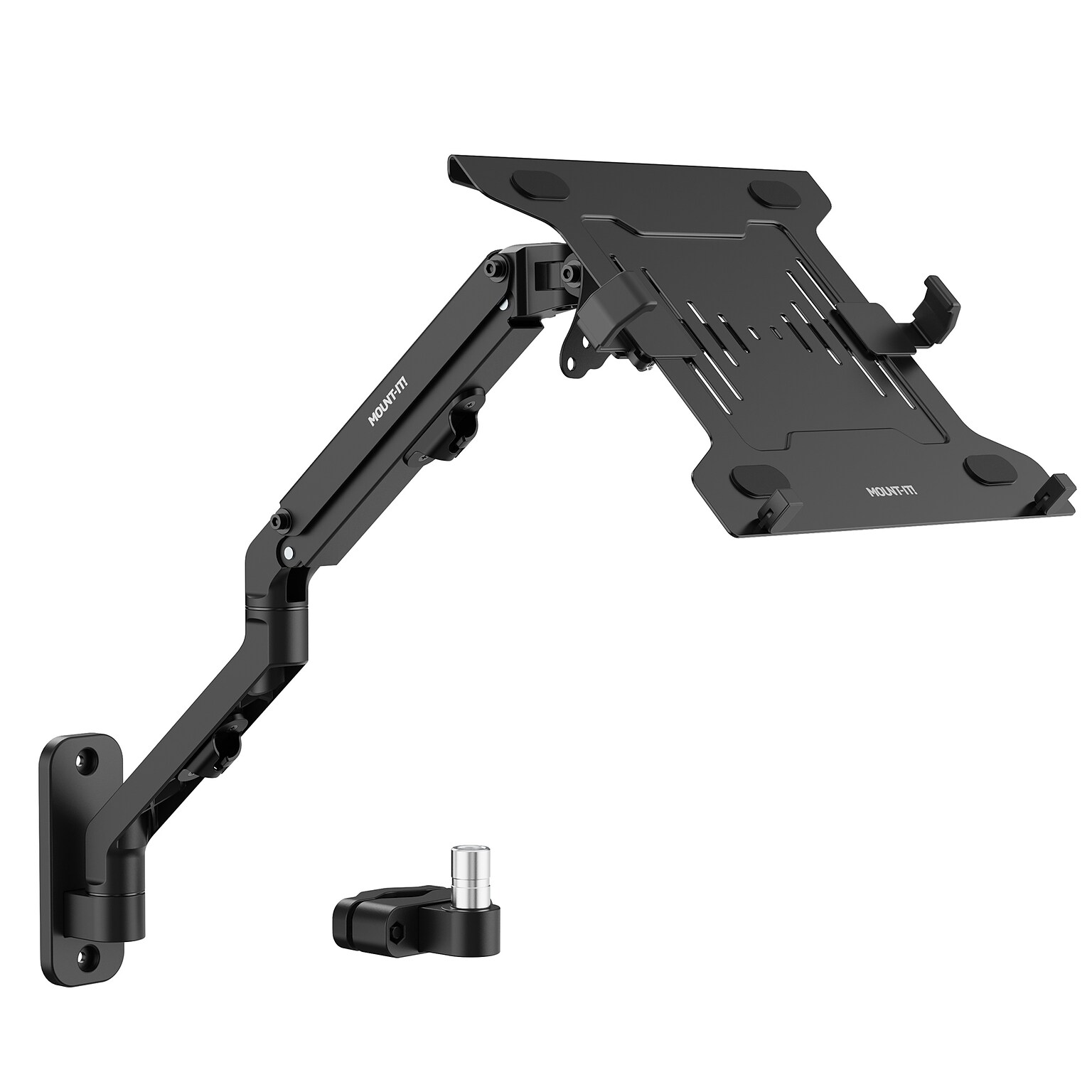 Mount-It! Adjustable Counterbalance Laptop Arm for 16 Laptops, Black (MI-1765LT)