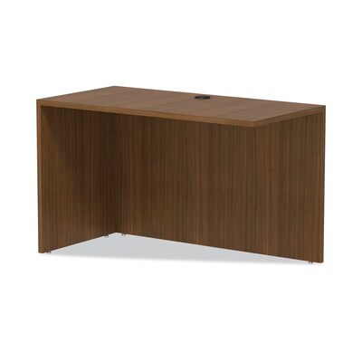 Alera Valencia Series 47.25" Reversible Return/Bridge Shell, Modern Walnut (ALEVA354824WA)