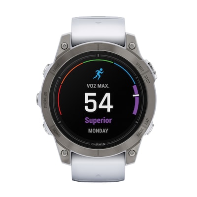 Garmin epix Pro Gen 2 Sapphire Edition Smartwatch, Titanium & Whitestone, 47mm (GRM0280320)