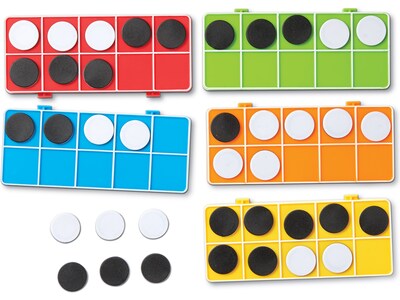 Learning Resources Rainbow Ten-Frames Classroom Set (LER6641)