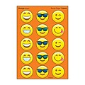 Trend Enterprises Emoji Cheer Orange Scent Stickers, Assorted Colors, 60 Stickers/Pack, 6 Packs/Bundle (T-83433)