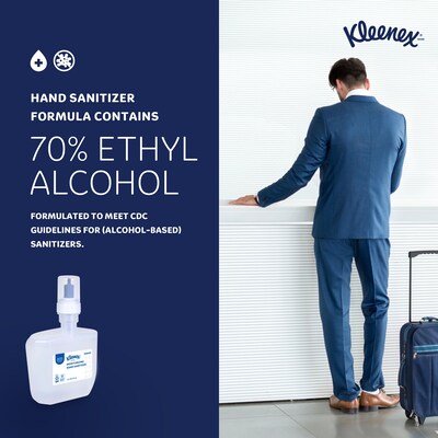 Kleenex Ultra Foaming Hand Sanitizer Refill, 35.48 mL., 2/Carton (KCC34643)