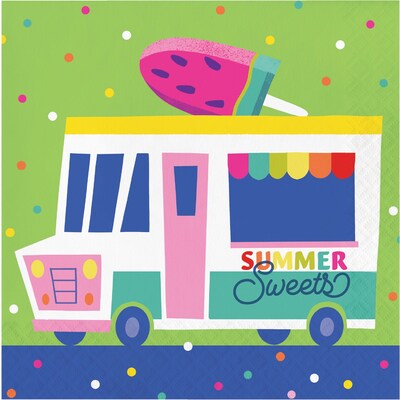 Creative Converting Summer Social Tableware Kit, Serves 8 (DTC9215E2A)