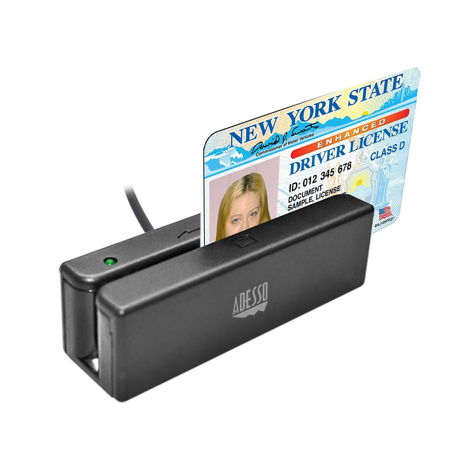 Adesso MSR-100 Magnetic Stripe USB Card Reader