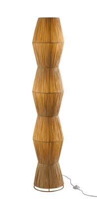Adesso Renata 65.5H Floor Lamp with Paper Raffia Shade (4107-12)