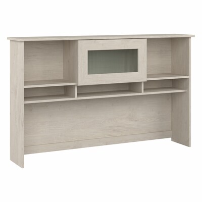 Bush Furniture Cabot 60W Desktop Hutch, Linen White Oak (WC31131)