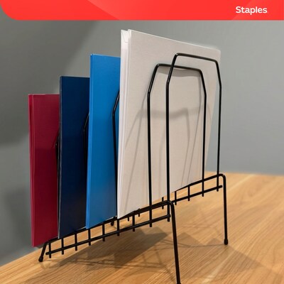 Staples Metal Incline Sorter, Black (10855)