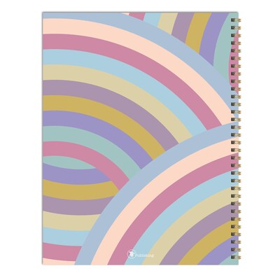 2027 TF Publishing Peonies 9" x 11"  Weekly & Monthly Standard Planner, Paperboard Cover, Multicolored (27-9708)
