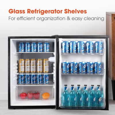 Magic Chef Adjustable Temperature Control Refrigerators, Stainless Steel (HMAR45HCSE)