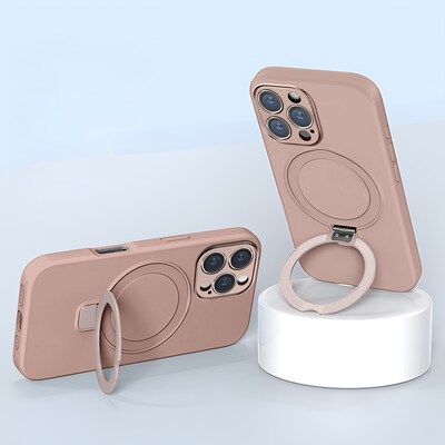 SaharaCase Venture MagSafe Phone Case for iPhone 16 Pro, Shock Absorbing, Desert Rose (CP00674)