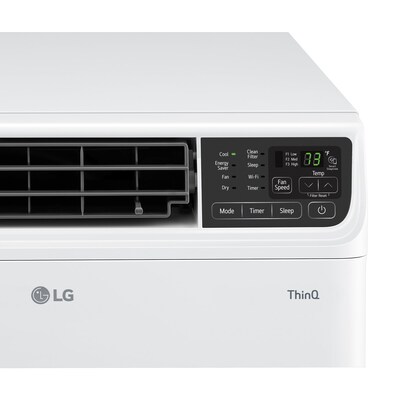 LG 115-Volt 10000 BTU Window Air Conditioner with Remote, WiFi Enabled, White (LW1022IVSM)
