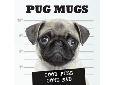 Pug Mugs, Hardcover