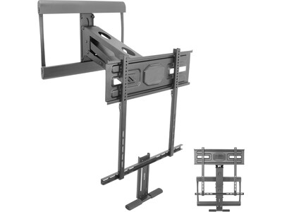 Mount-It! Pull-Down Fireplace TV Mount with Spring Arm, 72 lbs. Max. (MI-395)