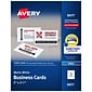 Avery Microperforated Business Cards, 2" x 3 1/2", Matte White, 1000 Per Pack (8471)