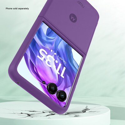 SaharaCase Venture Series Phone Case for Motorola Razr+, Shock Absorbing, Purple Orchid (CP00848)