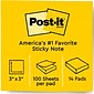 Post-it Notes, 3" x 3", Poptimistic Collection, 100 Sheet/Pad, 14 Pads/Pack (65414AN)