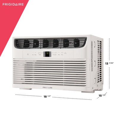 Frigidaire 114-Volt 6,000 BTU Window-Mounted Air Conditioner with Remote, White (FFRE063WA1)