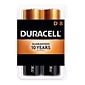 Duracell Coppertop D Alkaline Battery, 8/Pack (MN13RT8Z)