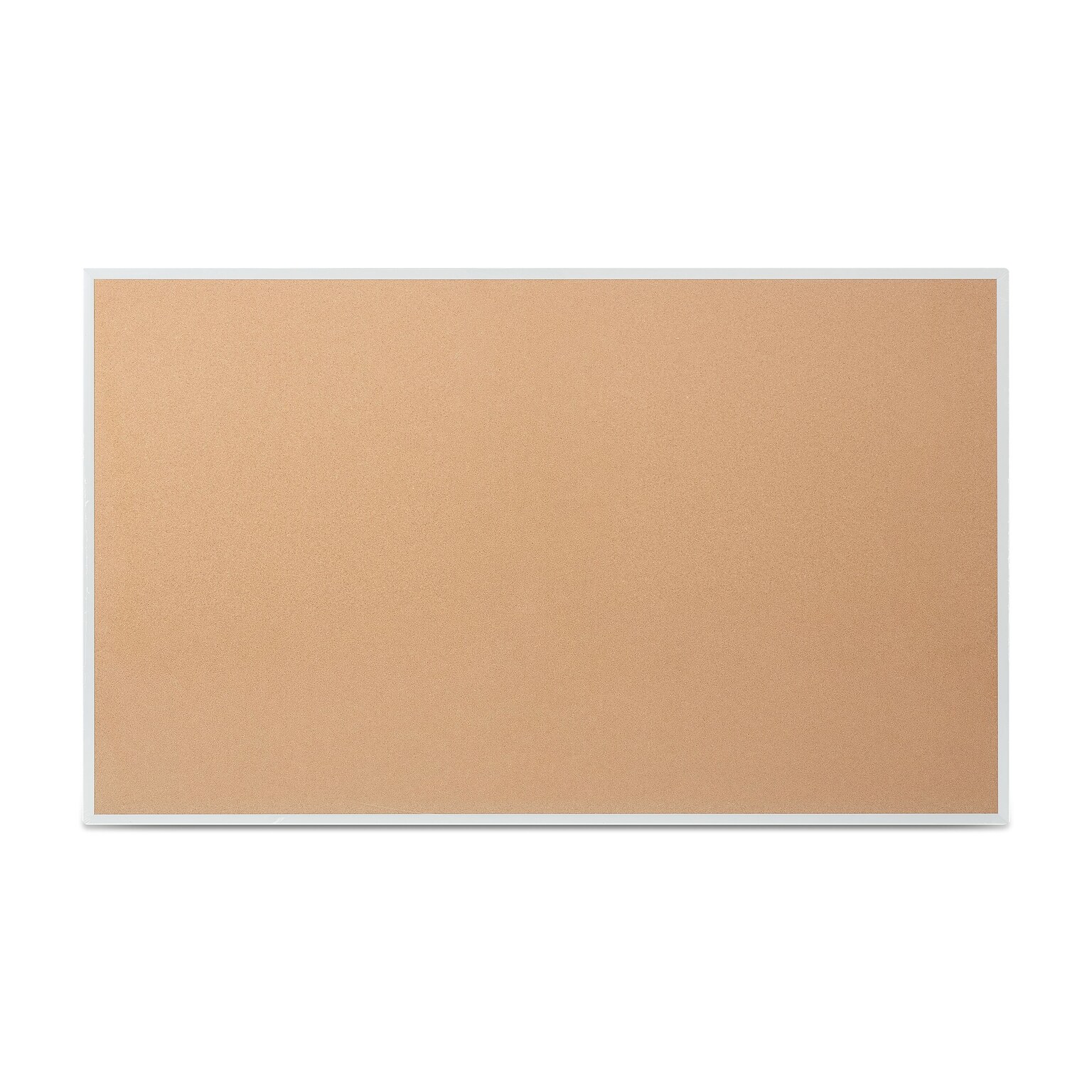 Quill Brand® Standard Durable Cork Bulletin Board, Aluminum Frame, 5W x 3H (28316-CC)