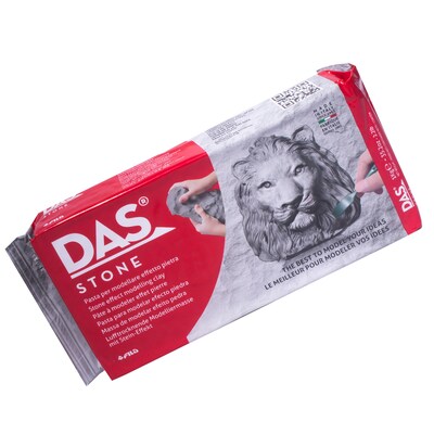 DAS Modeling Clay Air Hardening, Stone, 2.2lb, 2/Bundle (DASF348200-2)