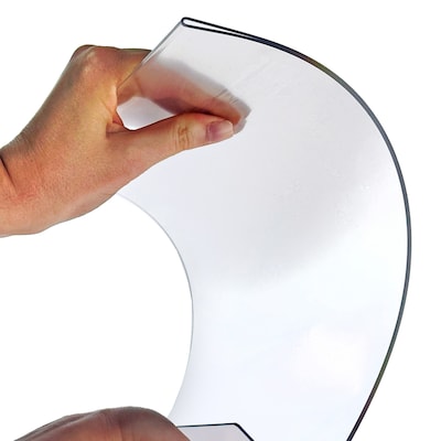 Azar Document Holder, Desktop/Countertop, Rear Loading Plastic, 3/Pack (112430-3PK)