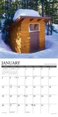 2025 Willow Creek Outhouses 12" x 12" Monthly Wall Calendar (44322)