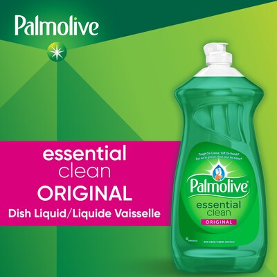 Palmolive Essential Clean Liquid Dish Soap, Original Scent, 28 oz., 9/Carton (US06022ACT)