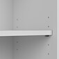 Bush Furniture Cabot 66.3" 5-Shelf Bookcase, White (WC31966)