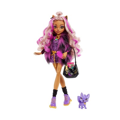 Mattel Monster High Clawdeen Doll, 4/Pack (HHK52)