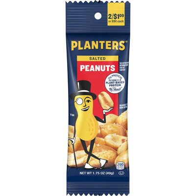 Planters Salted Peanuts, 1.75 oz., 18 Bags/Pack (209-00627)