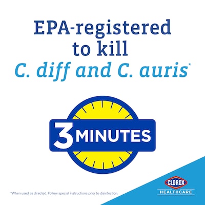 Clorox Healthcare Bleach Germicidal Cleaner Refill, 128 oz., 4/Carton (68978)