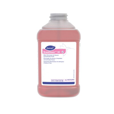 BreakDown XC 40 Odor Control for Diversey J-Fill, Fresh, 2.5 L / 2.64 U.S. Qt., 2/Carton (95773791)