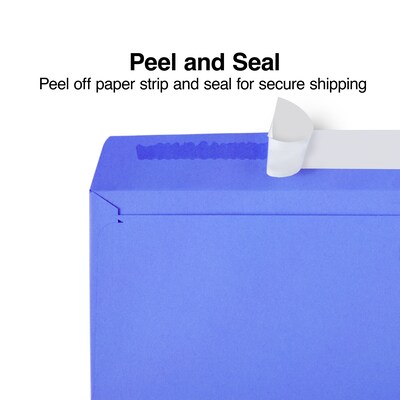 Staples QuickStrip EasyClose Self Seal #10 Business Envelopes, 4 1/8 x 9 1/2, Assorted Colors, 50/