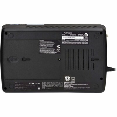 Eaton Tripp Lite 750VA Line-Interactive UPS, 12-Outlet, Black (AVR750UNC)