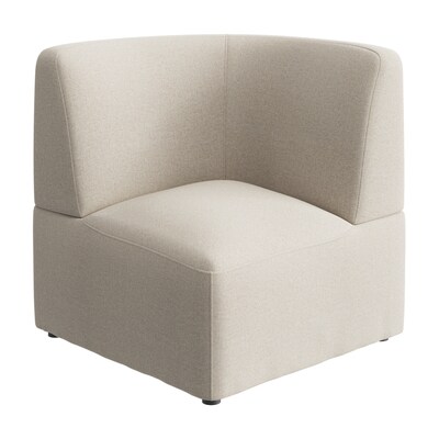 Bush Business Furniture Assemble Modular Corner Lounge Chair, Oat Fabric (ASM330OTF-03)