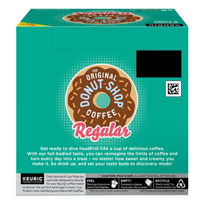 The Original Donut Shop Extra Bold Coffee Keurig® K-Cup® Pods, Medium Roast, 48/Box (81907/15154)