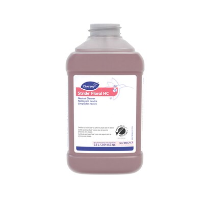 Stride HC Floor Cleaner, Floral, 84.5 Oz., 2/Carton (904717)