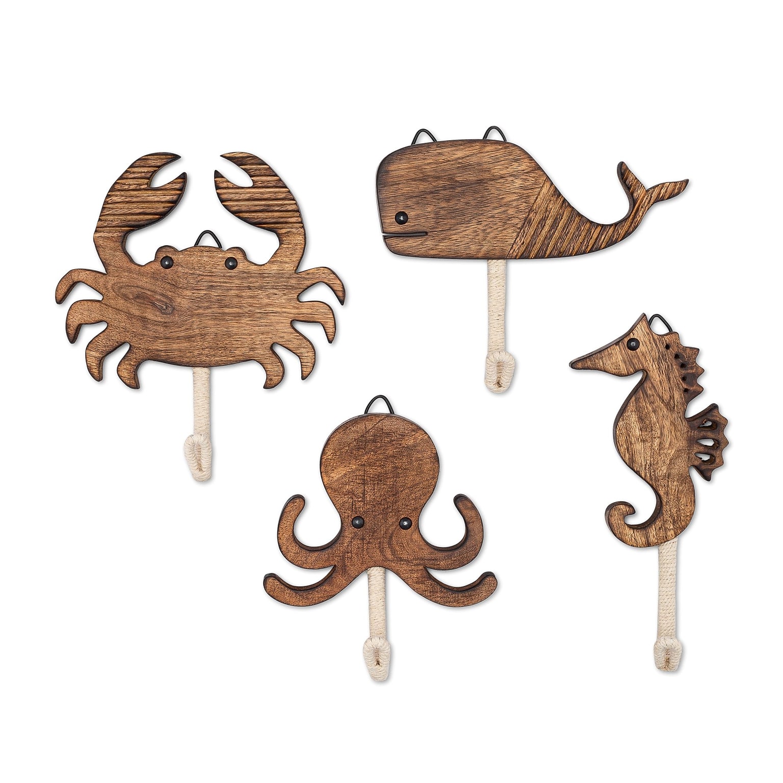 Crane Baby Cove Sea Life Motifs Wall Décor,  4-Piece (BC-160WD-2)