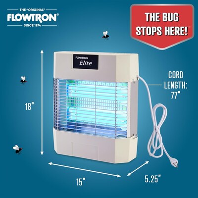 Flowtron Electric Indoor Fly Stun Unit, 1200 sq. ft. Coverage, 80W UV Light (FLWFC4700)