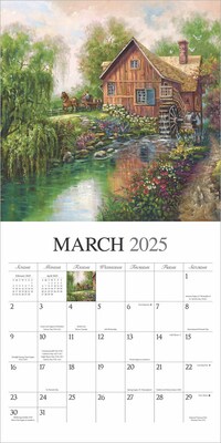 2025 Hopper Studios Bygone Days 12" x 12" Monthly Square Wall Calendar (9781773728131)