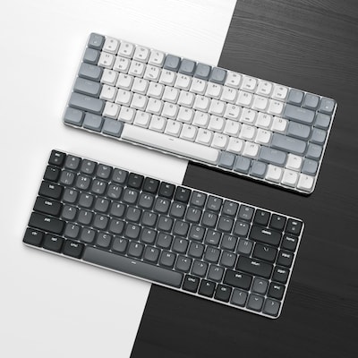 Satechi SM1 Slim Wireless Mechanical Keyboard, Linear Keys, USB-A/C, Dark (ST-KSM1DK-EN)