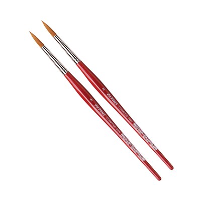 da Vinci COSMOTOP-SPIN Watercolor Synthetic Silkpainting Round Brush, 2 /Pack (DVXVA55808-2)
