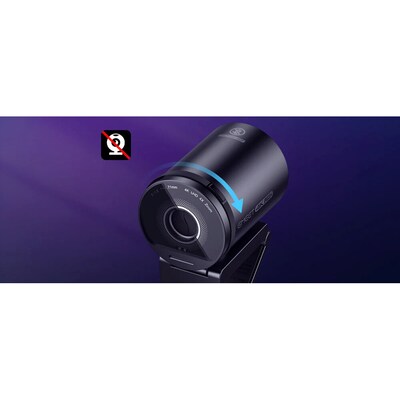 EMEET SmartCam S800 HD 4K 8MP Webcam, Tripod Mount, Black (EMS82U-LD)