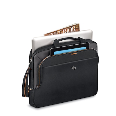 Solo New York Ace Slim Brief, Black/Orange (UBN101-4U4)