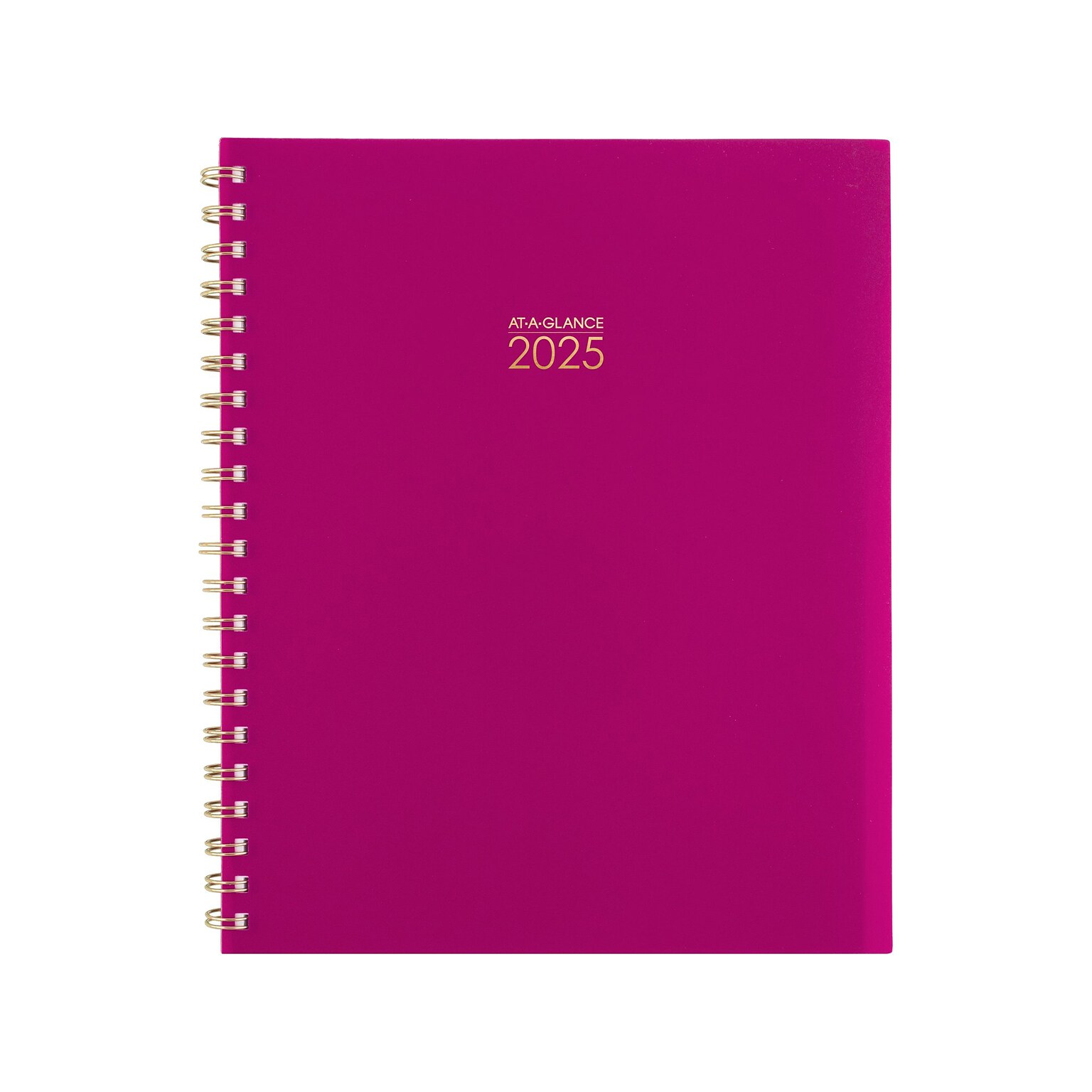 2025 AT-A-GLANCE Harmony 8.5 x 11 Weekly & Monthly Planner, Poly Cover, Beetroot (1099-905-56-25)