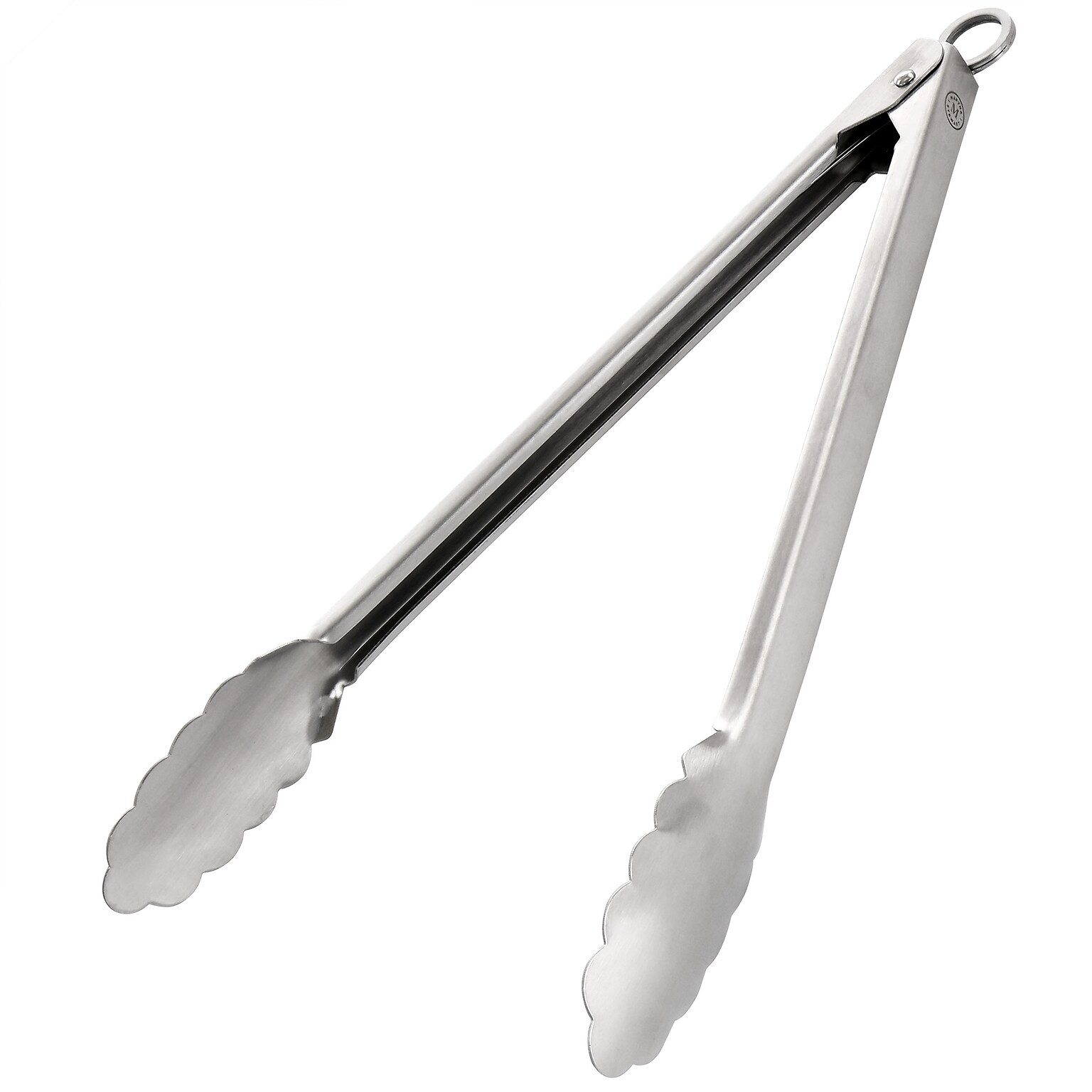 Martha Stewart Easy-Lock Extra Long Tongs, Silver (935117595M)
