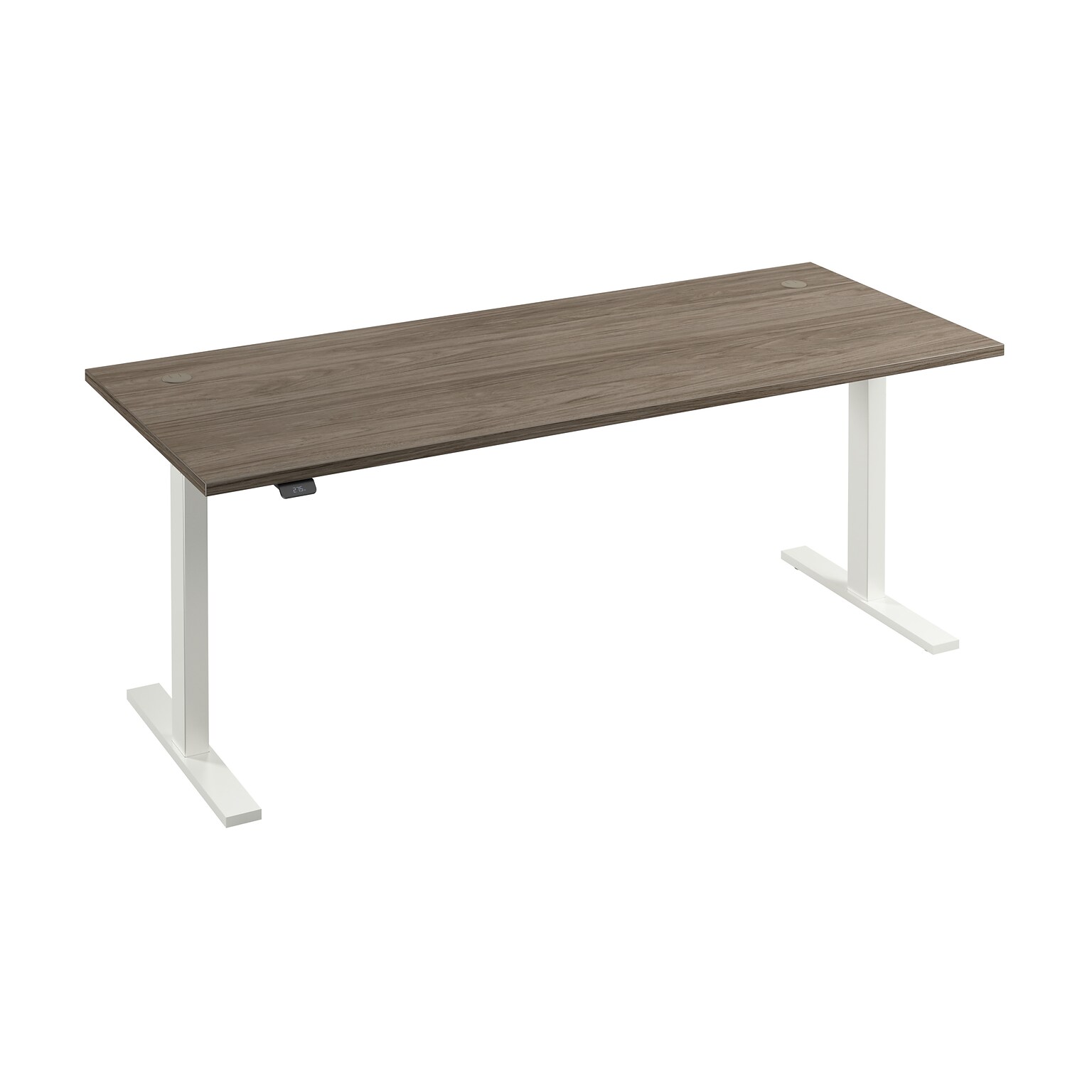 Bush Business Furniture Move 60 Series 72W Electric Adjustable Standing Desk, Modern Hickory (M6S7230MHWK)
