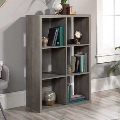 Sauder Select 44H 6-Shelf Cube Organizer, Mystic Oak (431285)