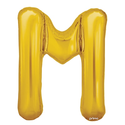 Party City (Air-Filled) 16 M Foil Balloon, Gold, 2/Pack (AM60050226-19)